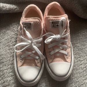 Pink converse sneakers